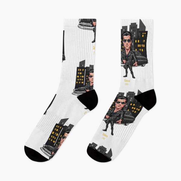 Item preview, Una divertida caricatura de City at Night Cobra Sylvester Stallone designed and sold by vectorlove.