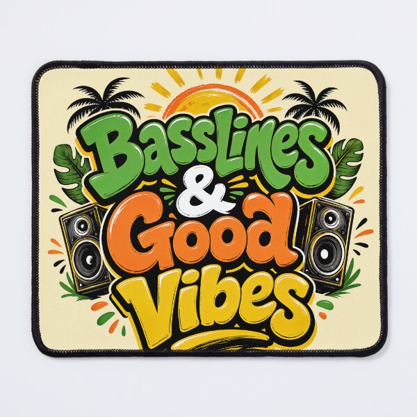 Item preview, Basslines and Good Vibes designed and sold by SavvyEarth.