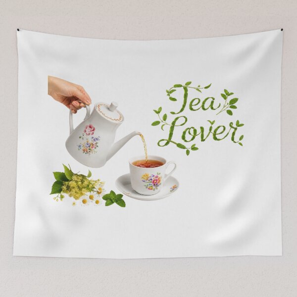 Item preview, Tea Lover Botanical Pour designed and sold by DansCreations42.