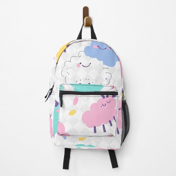 Artikelvorschau, Niedliches pastellfarbenes Kawaii-Schafmuster entworfen und verkauft von SmyrnaArtGalery.