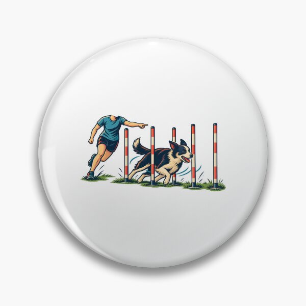 Item preview, Dog Agility Weave Handler Gift designed and sold by Philippa Shop.