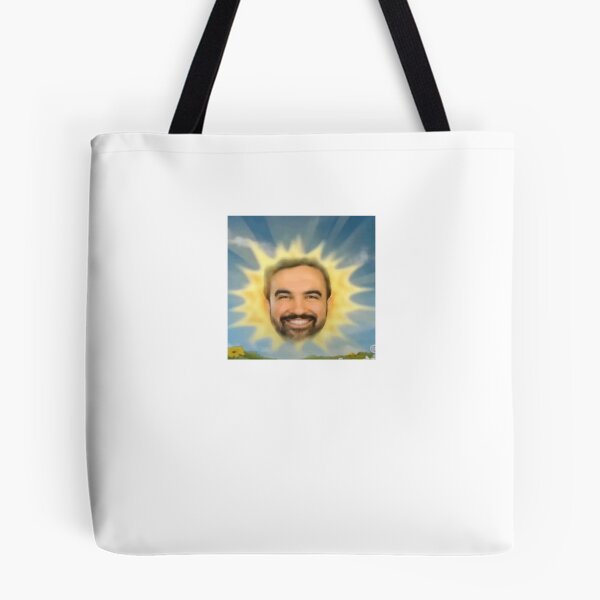 Item preview, happy sun mayor mamdani sticker poster designed and sold by petalpudding.