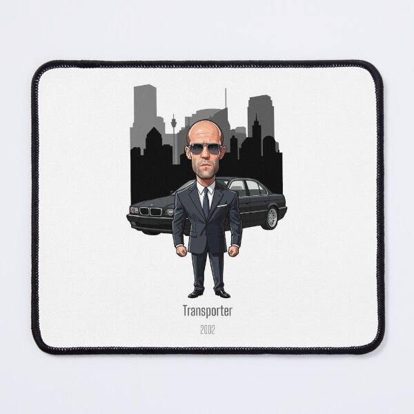 Item preview, Jason Statham as the Transporter in the city at night. designed and sold by vectorlove.