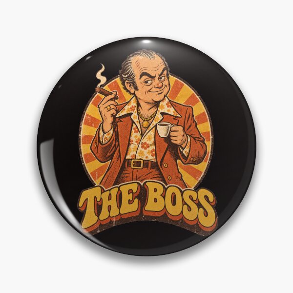 Artikelvorschau, Danny DeVito. Der Boss – Retro-Cartoon-Grafik aus den 70ern entworfen und verkauft von ElegantPeople.