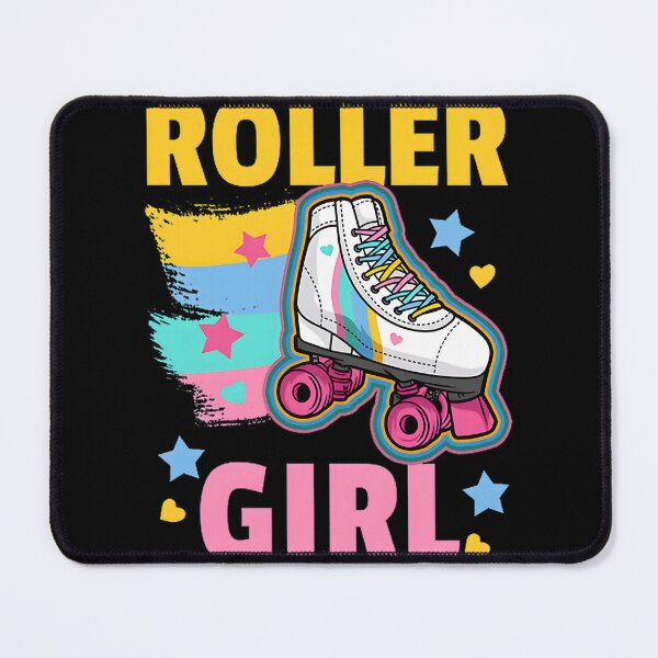 Item preview, Vintage Roller Skates Design Featuring a Roller Girl in Action designed and sold by albraaxd.