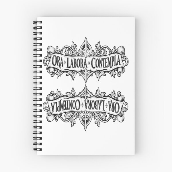 Item preview, Ora Labora Contempla – Cistercian Monastic Motto designed and sold by JanChryzostom.