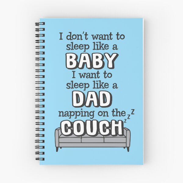 Item preview, Sleep Like A Dad, Not Like A Baby designed and sold by WearingTieDye.