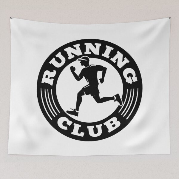 Item preview, Vintage Running Club Logo designed and sold by Retro Whimsy.