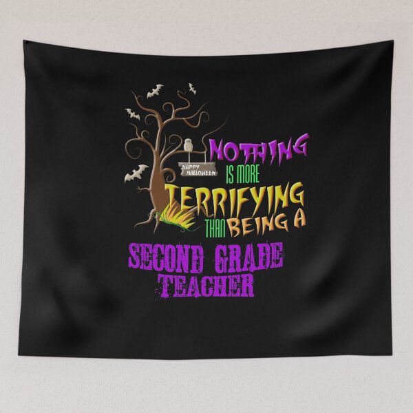 Item preview, Funny Second Grade Teacher Halloween Design Scary Students designed and sold by cgocgy.