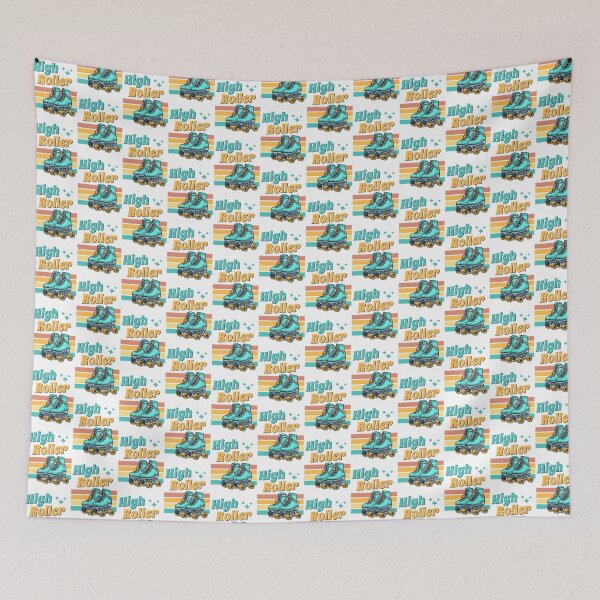 Item preview, High Roller Skate Roller Retro Vintage Style Design designed and sold by Ahmad721.