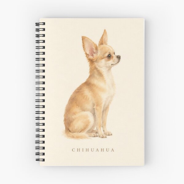 Aperçu de l'œuvre Portrait de chihuahua à l'aquarelle | Décoration murale minimaliste | Cadeau pour amoureux des animaux créée et vendue par FixationStudio.