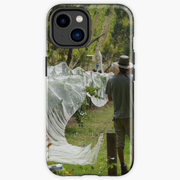 Nets on in the Vineyard - Magpie Springs - Adelaide Hills Wine Region - Fleurieu Peninsula - Winery iPhone Tough Case