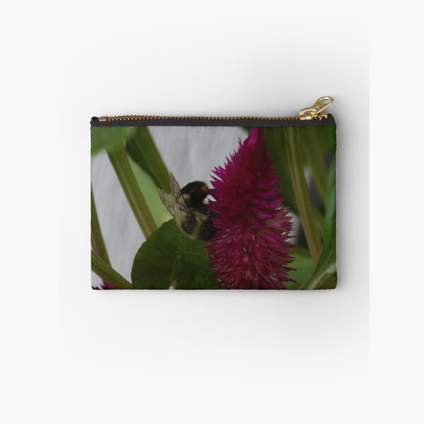 Item preview, Bee on a celosia argentea plant designed and sold by EleniA8.