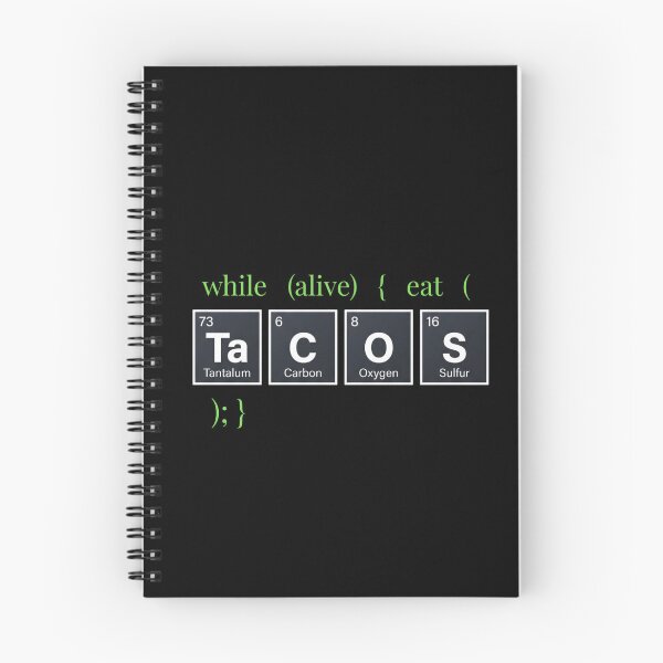 Item preview, While Alive Eat Tacos Funny Programmer Coding designed and sold by EnigmaticGoth.