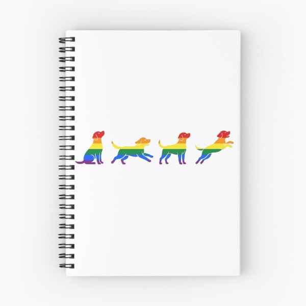 Item preview, Puppies Playing with LGBT Flag - Pride Rainbow Silhouettes designed and sold by Goodthingstree.