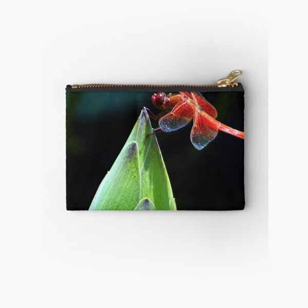 Item preview, Red Dragonfly on Lotus Bud — Huntington Library Koi Pond designed and sold by kornkobart.