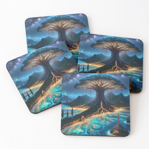 Item preview, The archipelago tree – Banyan tree of New Caledonia under the Milky Way designed and sold by Hawaii26.