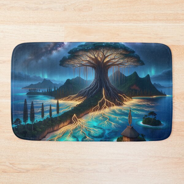 Item preview, The archipelago tree – Banyan tree of New Caledonia under the Milky Way designed and sold by Hawaii26.