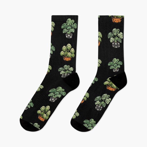 Item preview, Gothic Botanical Pattern of Monstera Plants for Halloween designed and sold by GlaSher.