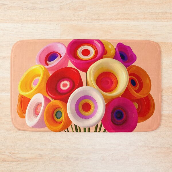 Item preview, Vibrant Abstract Flower Bouquet designed and sold by Vicky Brago-Mitchell®.
