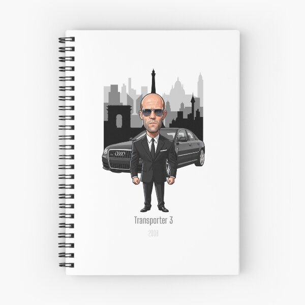 Artikelvorschau, Jason Statham in der Stadt bei Nacht – aus Transporter 3 entworfen und verkauft von vectorlove.