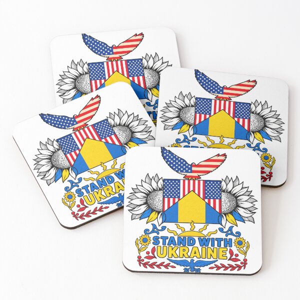 Item preview, Stand with Ukraine Patriotic Sunflower Art designed and sold by ArtDesignTp.