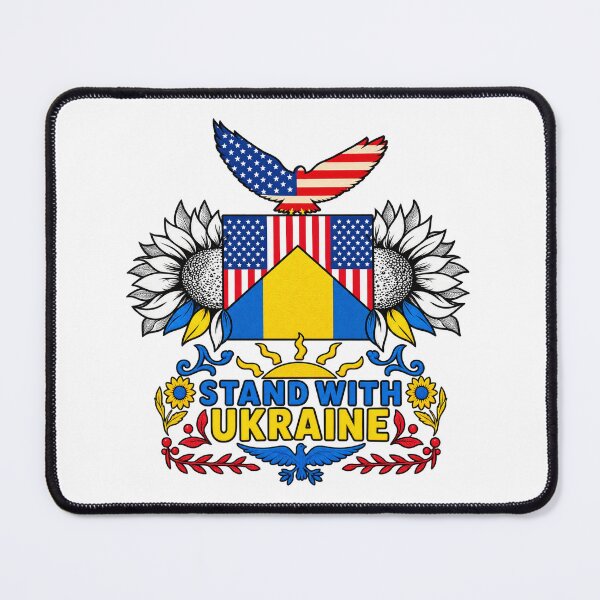 Item preview, Stand with Ukraine Patriotic Sunflower Art designed and sold by ArtDesignTp.