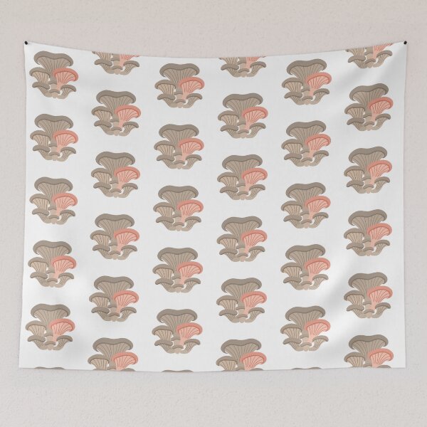 Item preview, Oyster Mushroom Cluster Illustration designed and sold by BetweenForms.
