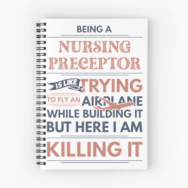 Item preview, Being a Nursing Preceptor Is Like Flying an Airplane While Building It - Funny Nursing Gift Design designed and sold by Mohamed-Fahim.
