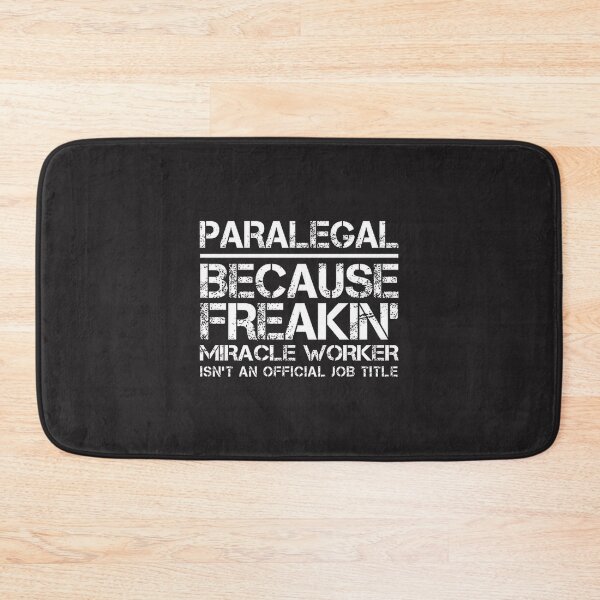 Item preview, Paralegal Miracle Worker Inspirational Design for Legal Professionals designed and sold by proefx.