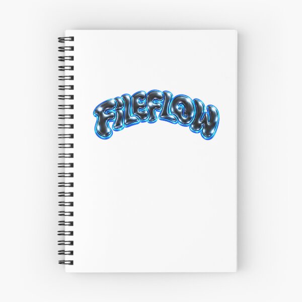 Aperçu de l'œuvre FILEFLOW – Chrome liquide bleu Y2K créée et vendue par FileFlowStudio.
