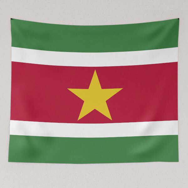 Item preview, Suriname Flag designed and sold by youngVl.
