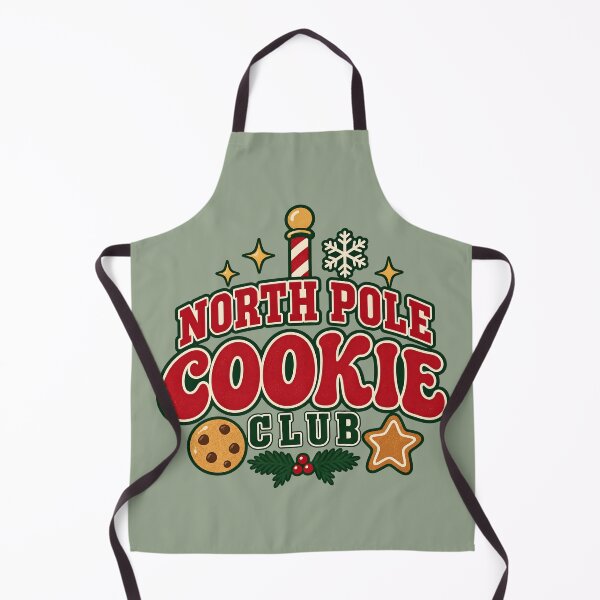 Item preview, North Pole Cookie Club Retro Christmas Design designed and sold by MAD's Recreation Studio.