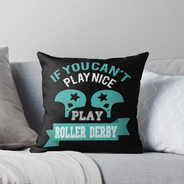 Item preview, Funny Roller Derby Play Nice Quote Design for Fans and Players designed and sold by youssefelshair.