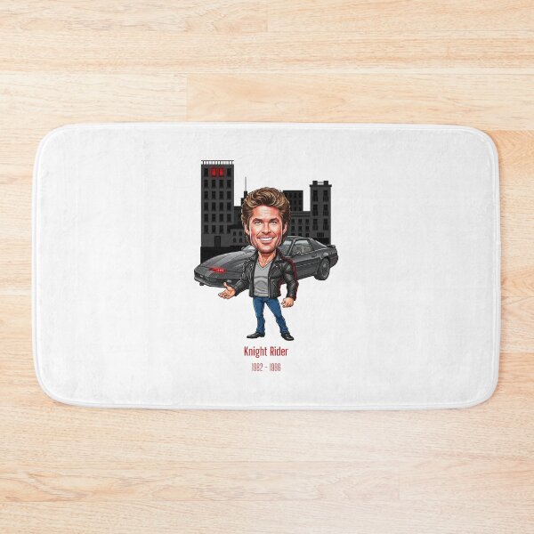 Item preview, City at night David Hasselhoff Knight Rider caricature designed and sold by vectorlove.