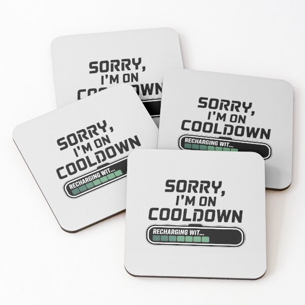 Item preview, Sorry, I’m on Cooldown – Funny AI Tech Humor Design designed and sold by Jollys-ArtShop.