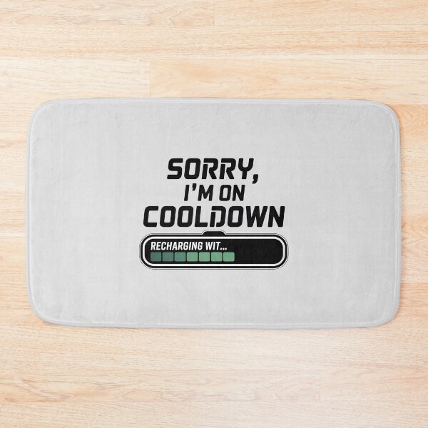Item preview, Sorry, I’m on Cooldown – Funny AI Tech Humor Design designed and sold by Jollys-ArtShop.