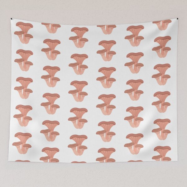 Item preview, Pink Chanterelle Mushroom Illustration designed and sold by BetweenForms.
