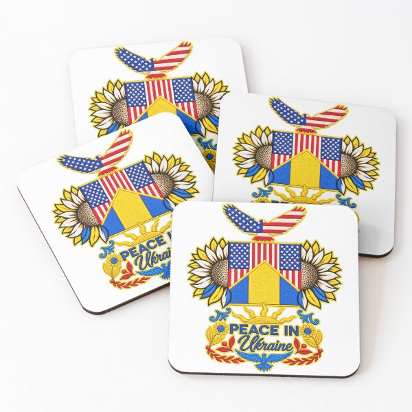 Item preview, Peace in Ukraine Patriotic Sunflower Art designed and sold by ArtDesignTp.