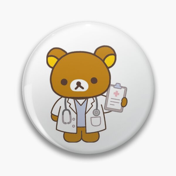 Item preview, Rilakkuma Medical Doctor Sticker designed and sold by petalpudding.