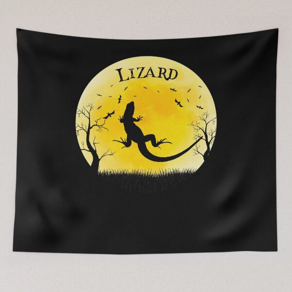 Item preview, Lizard Halloween Vintage Retro Moon designed and sold by cgocgy.