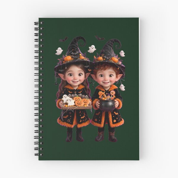 Item preview, Halloween Witch Elves Sticker, Cute Trick or Treat Kids Spooky Gift designed and sold by HoMya.