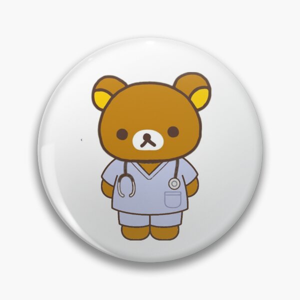 Item preview, Pegatina de enfermera de Rilakkuma Healthcare designed and sold by petalpudding.