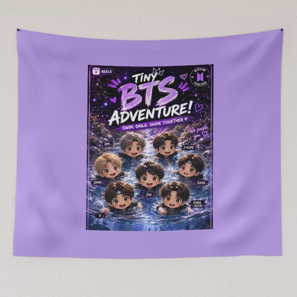 Item preview, THE TINY BTS ADVENTURE designed and sold by Catalina Kate.