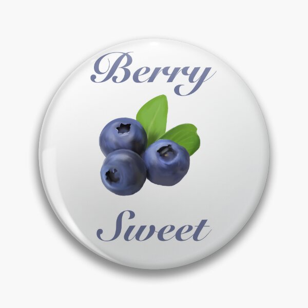 Item preview, Berry Sweet blueberries with leaves! designed and sold by Caracarrot.
