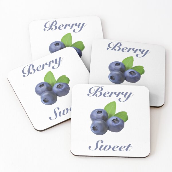 Item preview, Berry Sweet blueberries with leaves! designed and sold by Caracarrot.