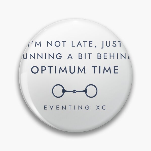 Item preview, Equestrian Eventing Cross Country Running Behind Optimum Time Horse Rider Design designed and sold by Morinaga Sakagami.