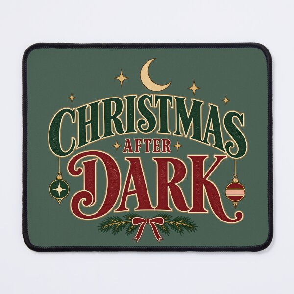 Item preview, Christmas After Dark Retro Holiday Evening Design designed and sold by MAD's Recreation Studio.