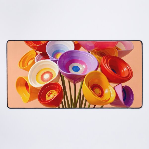 Item preview, 3D Layered Papercraft Floral Ribbon Abstract designed and sold by Vicky Brago-Mitchell®.