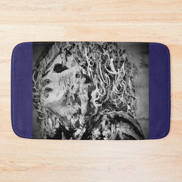 Item preview, post punk, new wave artist Robert Smith, THE CURE in black and white designed and sold by Art by Fruitcake.